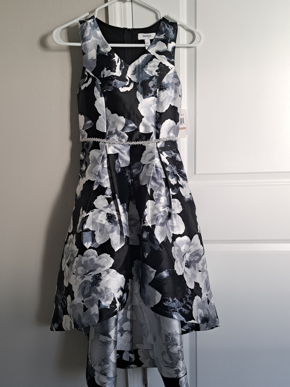 floral print big girls dress size 12